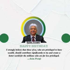 Azim Premji Birthday