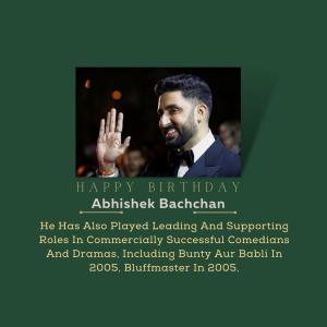Abhishek Bachchan Birthday